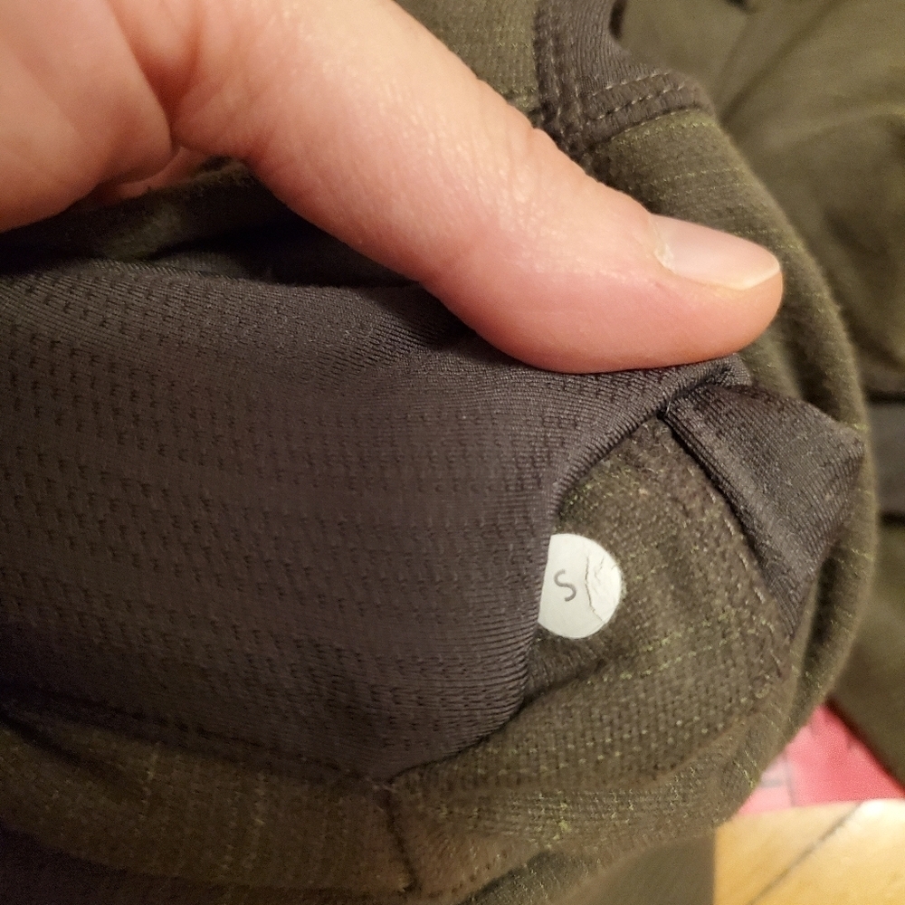 Vintage Lululemon Luon Vent Tech Full Zip Jacket Pocket. Green, grey. Y2k. - Picture 5 of 10